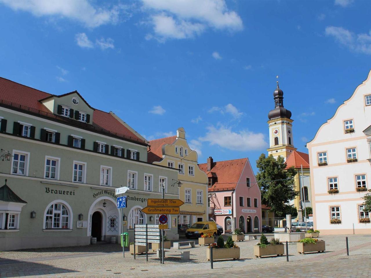 Hotel Brauereigasthof Amberger Kosching Kültér fotó