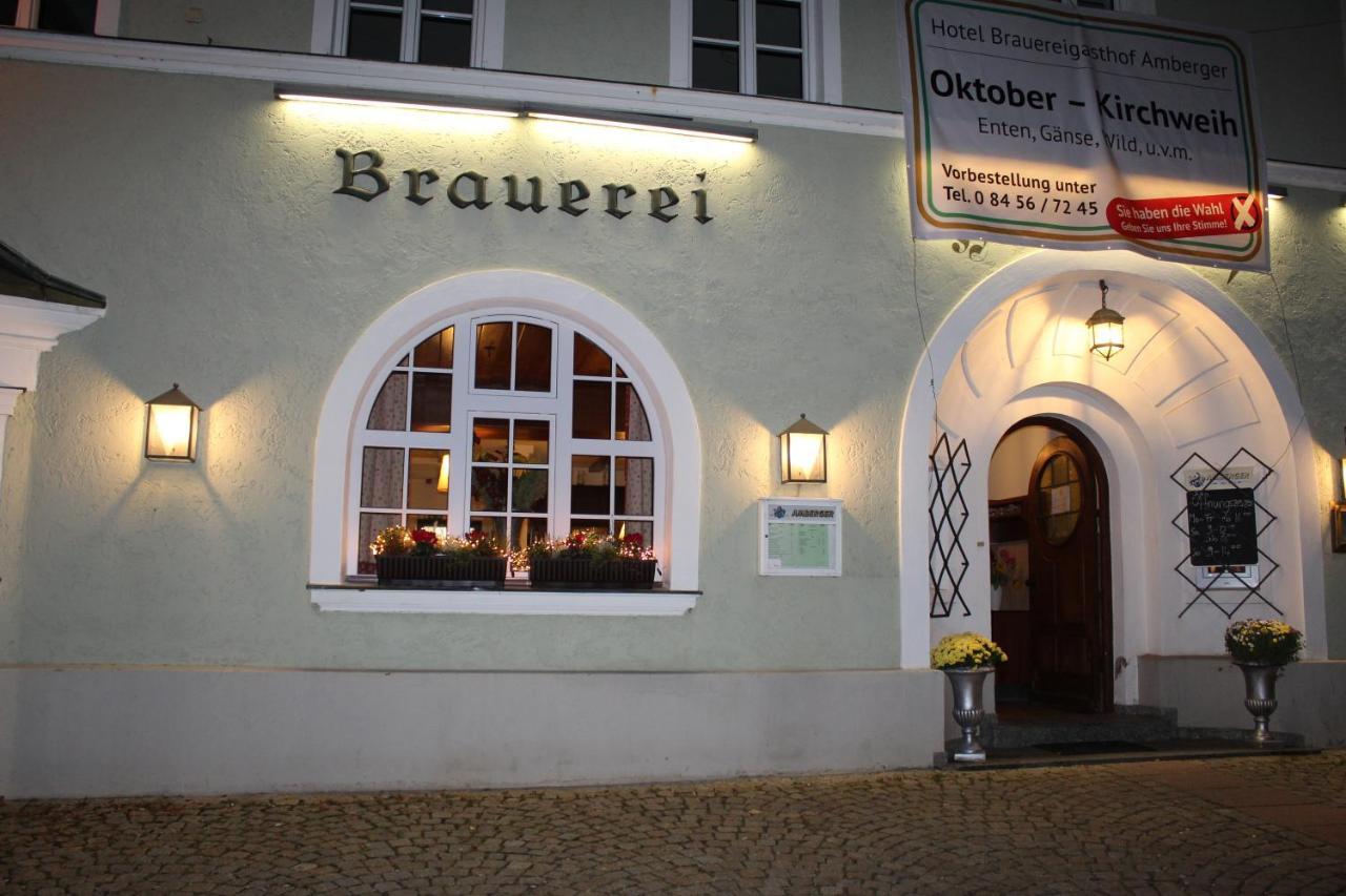 Hotel Brauereigasthof Amberger Kosching Kültér fotó